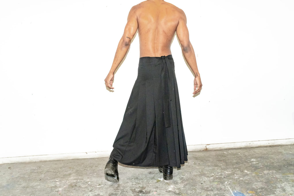 Falda plisada masculina Wallace